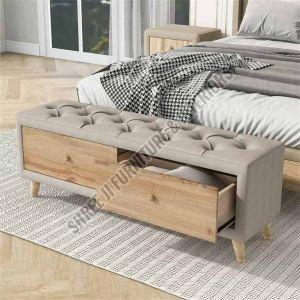 Premium Wooden Bed End Bench